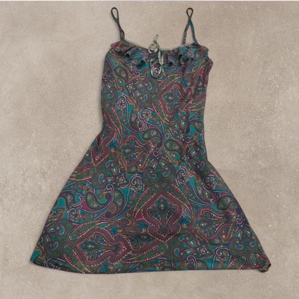 Victoria's Secret Multicolor Paisley Mini Dress